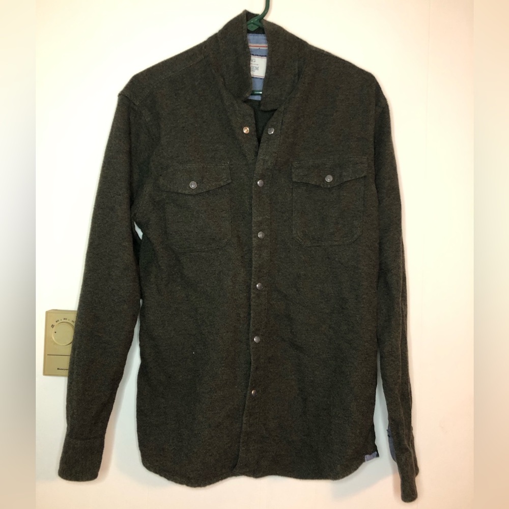 Wool flannel.